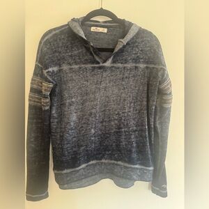 Title: Hollister Lightweight Burnout Hoodie Long Sleeve Blue XS